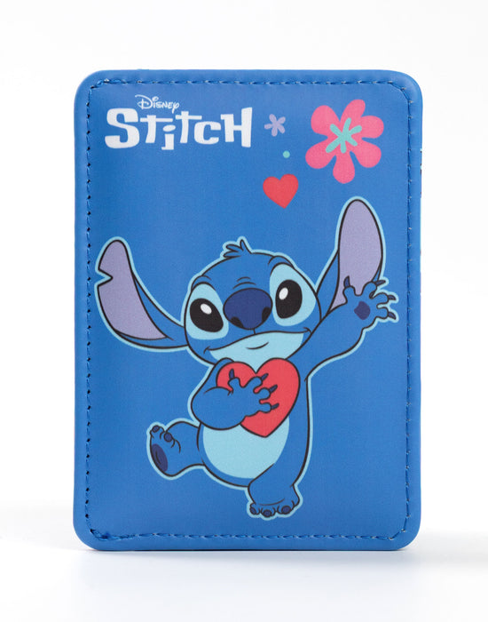 Lilo & Stitch Cardholder & Keyring Womens Blue Wallet Gift Set