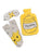 Disney Winnie The Pooh Unisex Yellow Hot Water Bottle With Eye Mask and Socks