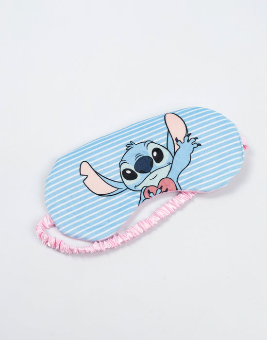 Disney Stitch Unisex Blue Hot Water Bottle With Eye Mask and Socks