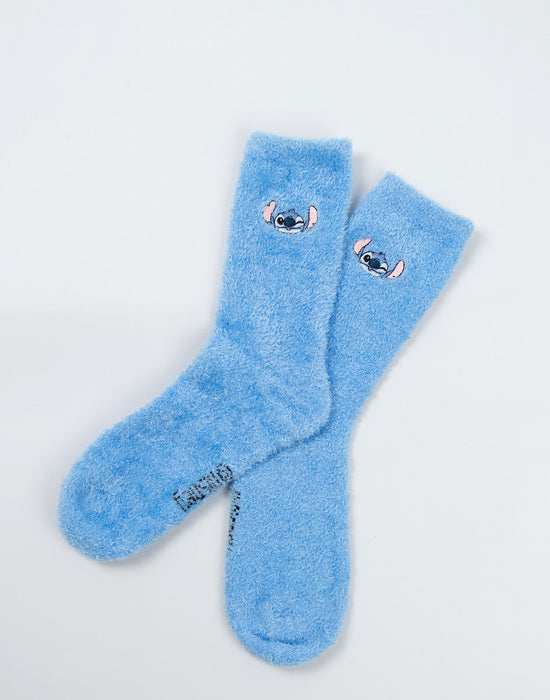 Disney Stitch Unisex Blue Hot Water Bottle With Eye Mask and Socks