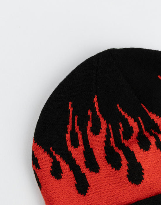 Hot Wheels Character Unisex Black Beanie Hat