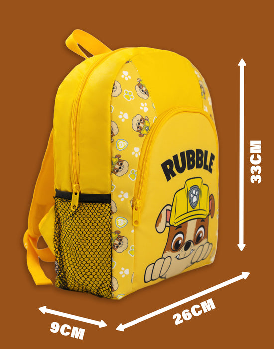 Paw Patrol Rubble Unisex Kids Yellow Backpack