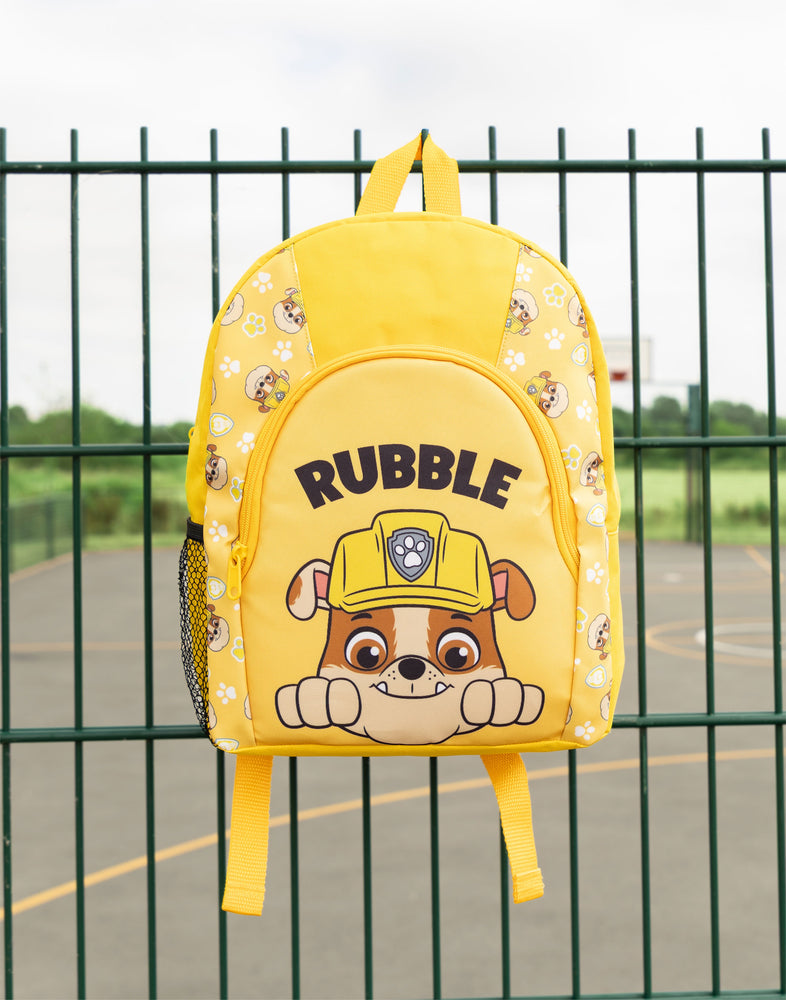 Paw Patrol Rubble Unisex Kids Yellow Backpack