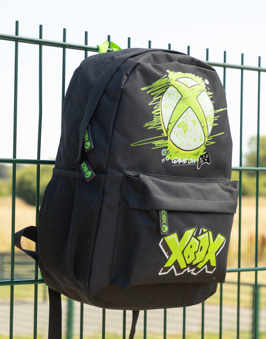 Xbox Logo Unisex Kids Black Backpack