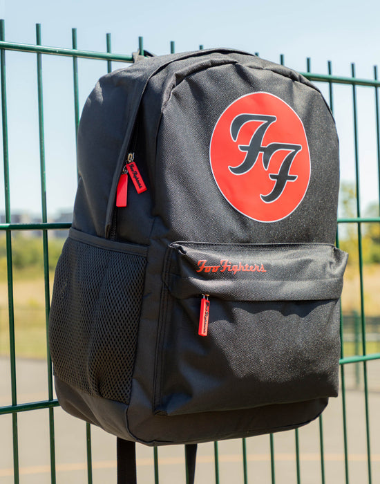 Foo Fighters Logo Unisex Black Backpack