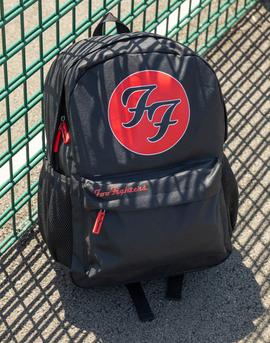 Foo Fighters Logo Unisex Black Backpack