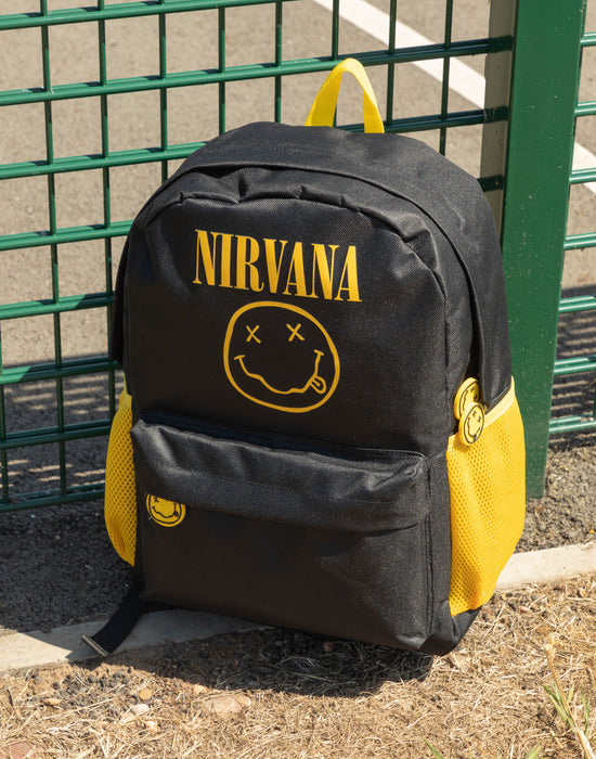 Nirvana Logo Unisex Black Backpack