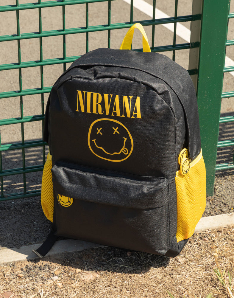 Nirvana Logo Unisex Black Backpack