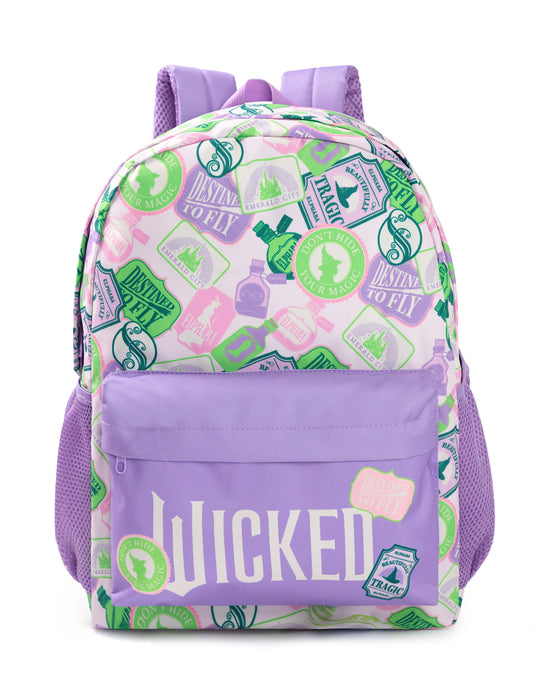 Wicked Icons Girls Purple Backpack