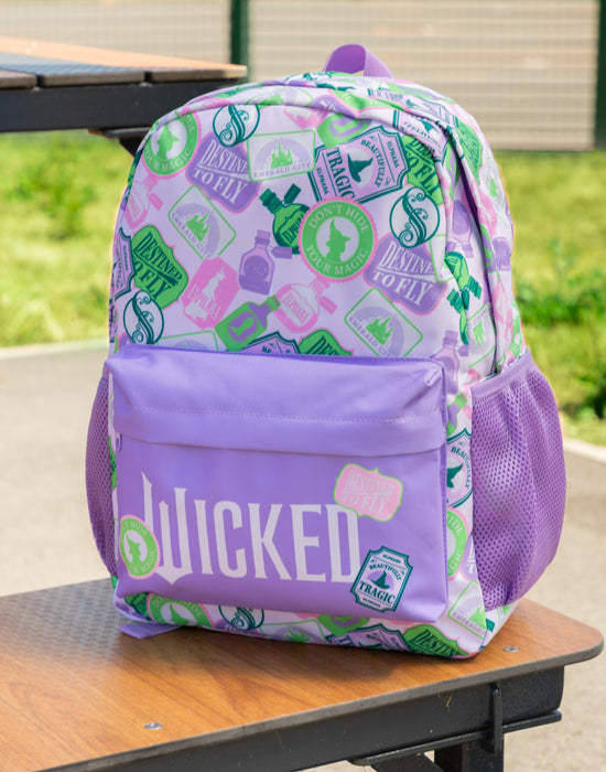 Wicked Icons Girls Purple Backpack