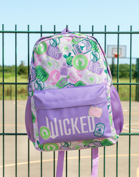 Wicked Icons Girls Purple Backpack