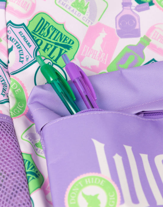 Wicked Icons Girls Purple Backpack