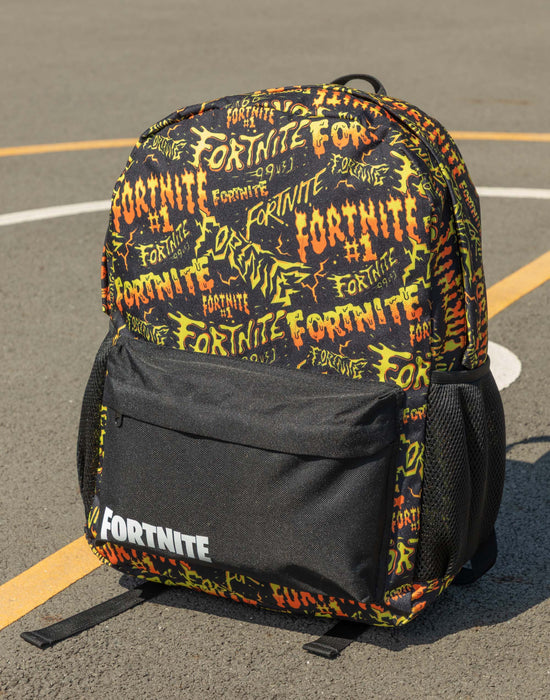 Fortnite Logo Unisex Kids Black Backpack