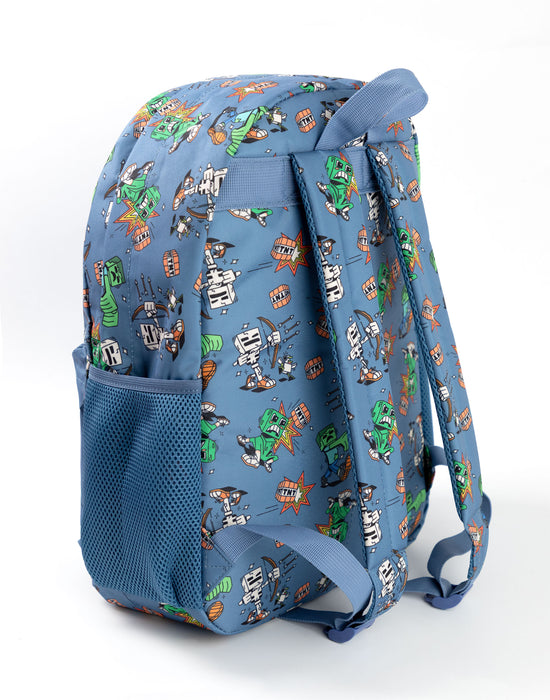 Minecraft Zombie Unisex Kids Blue Backpack