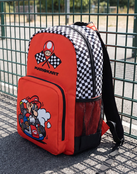 Nintendo Mario Kart Unisex Kids Red Backpack