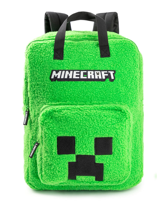 Minecraft Logo Unisex Kids Green Backpack