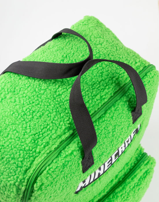 Minecraft Logo Unisex Kids Green Backpack