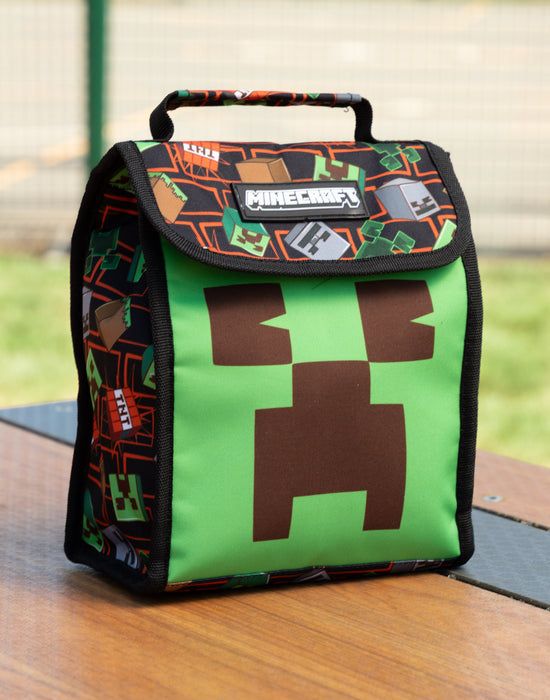 Minecraft TNT Unisex Kids Multicoloured 3 Piece Backpack Set