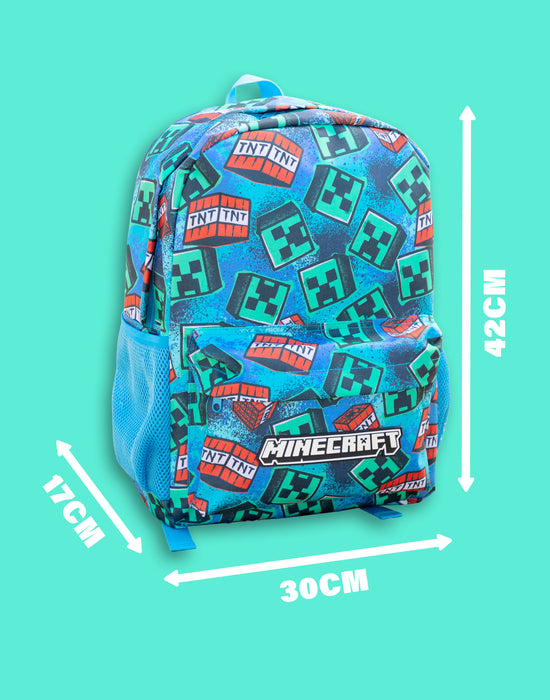 MINECRAFT TNT Amerikaanse schoolrugzak, uniseks, kinderen, meerkleurig, groot, Meerkleurig, L MINECRAFT TNT Amerikaanse schoolrugzak, uniseks, kinderen, meerkleurig, groot, Meerkleurig, L