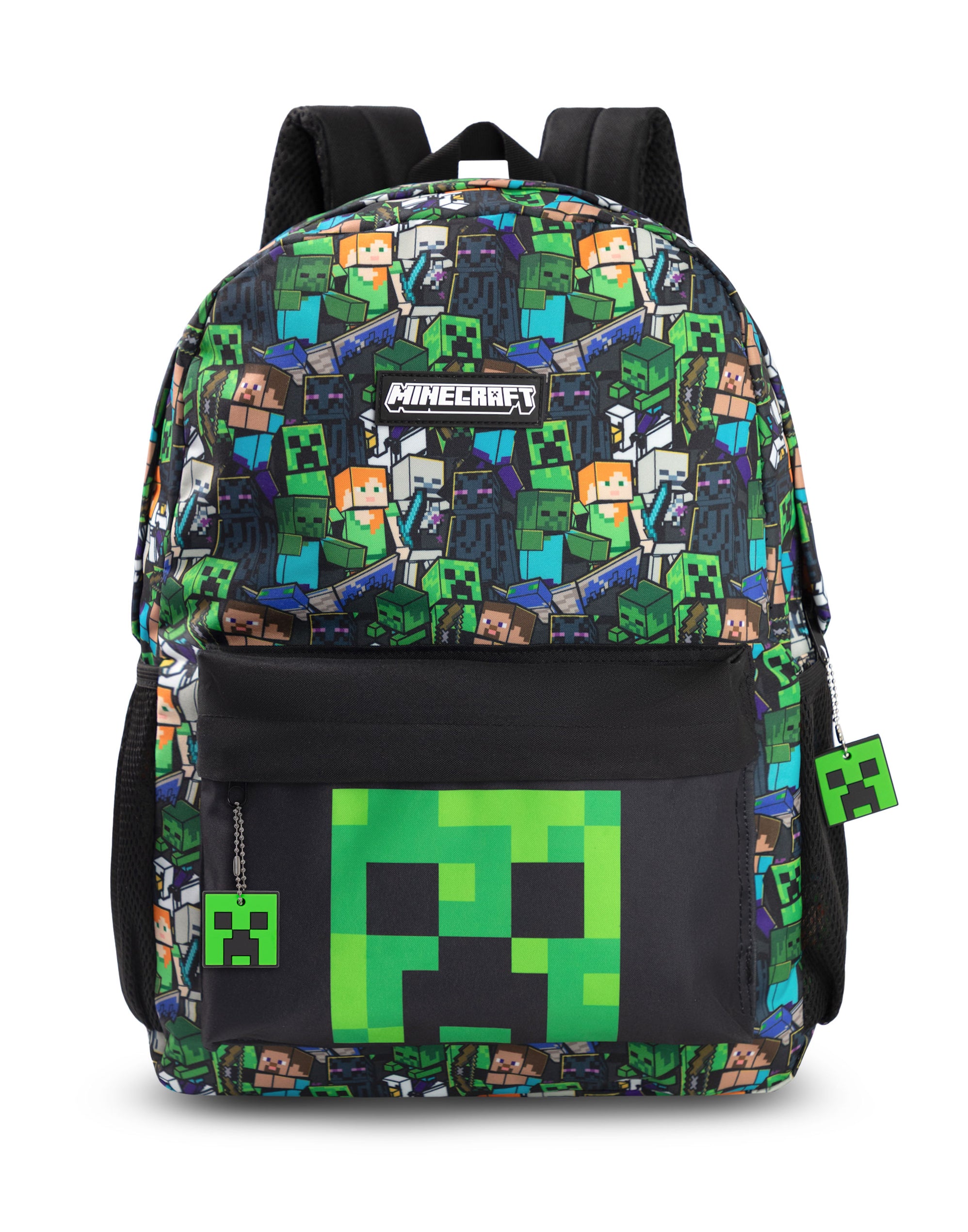 Minecraft Creeper Kids Multicoloured Backpack — Vanilla Underground