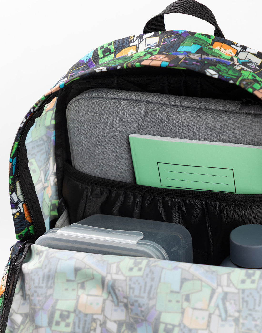 Minecraft Creeper Kids Multicoloured Backpack — Vanilla Underground