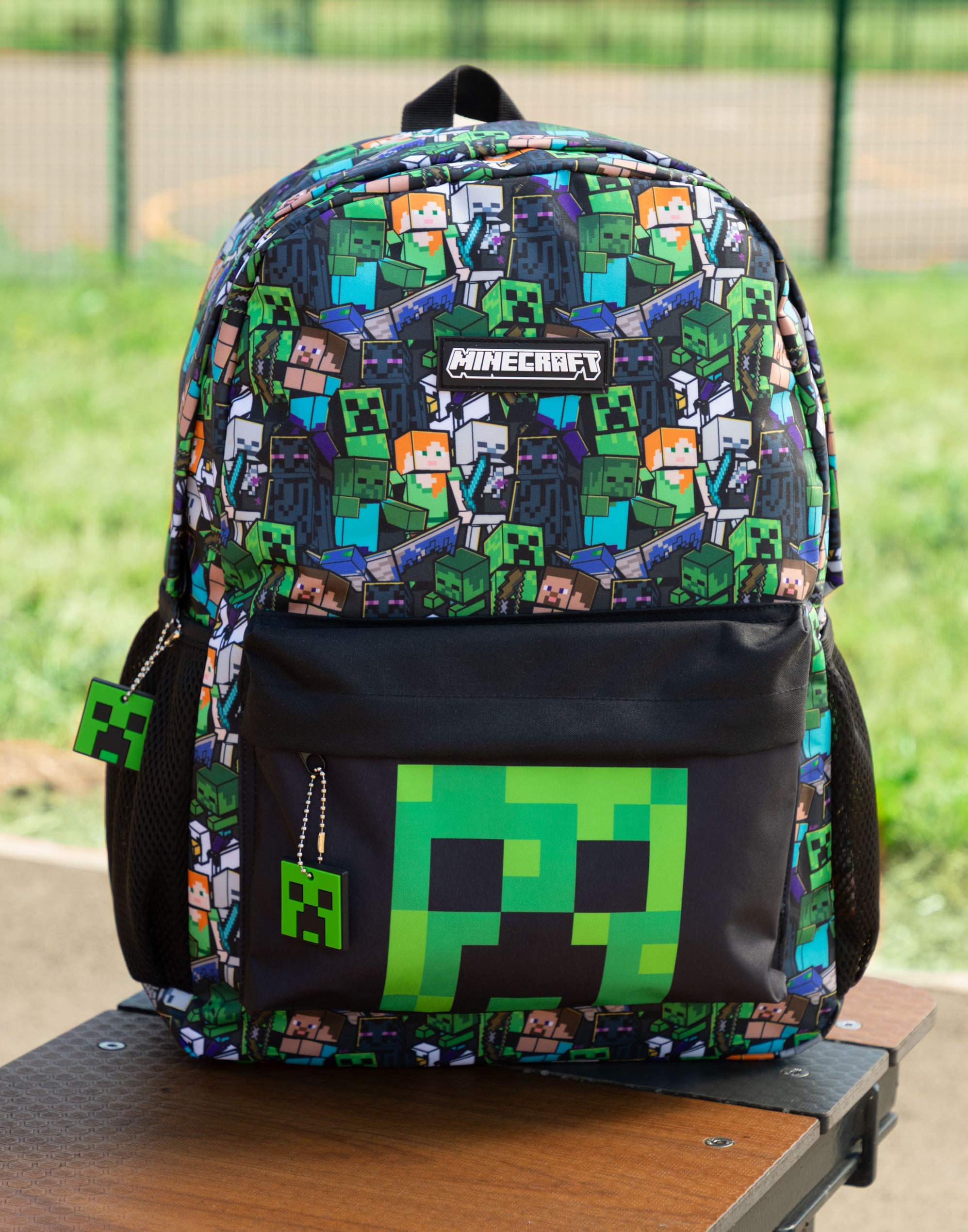 Minecraft Creeper Kids Multicoloured Backpack — Vanilla Underground
