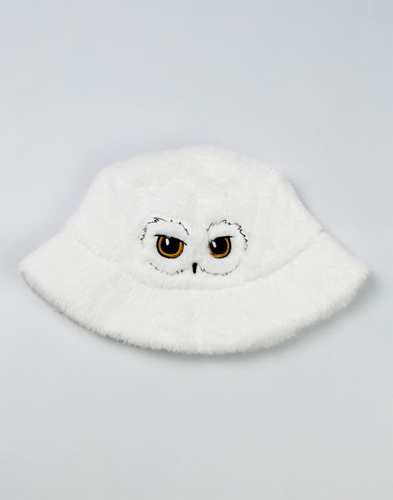 Harry Potter Hedwig Unisex White Bucket Hat