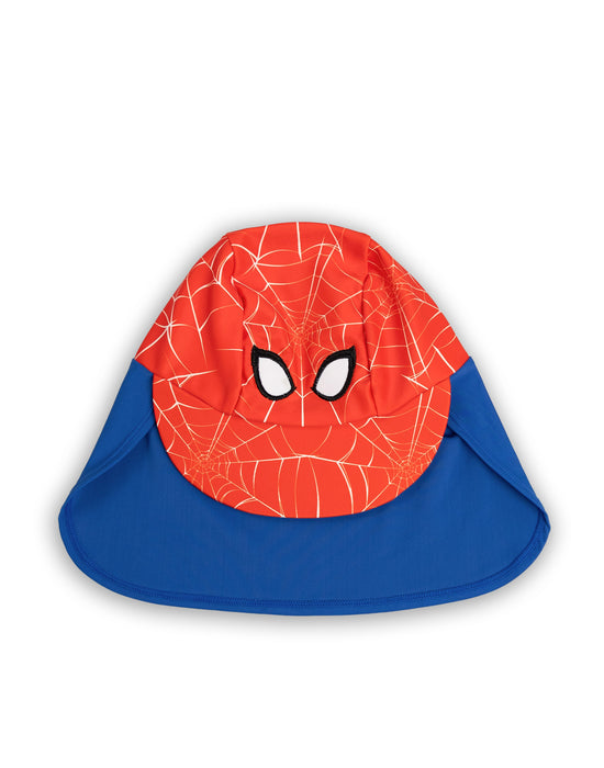 Spiderman Character Boys Red Fitted Curved Peak Cap