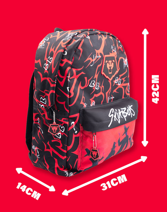 KPop Demon Hunters Saja Boys Boys Black Backpack