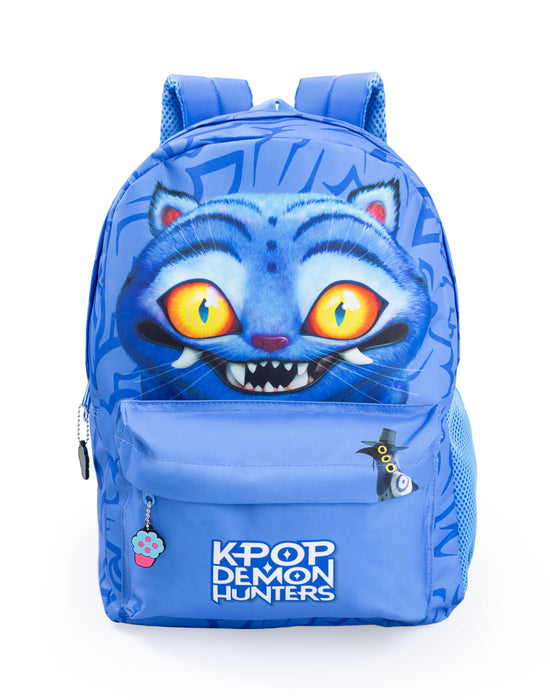KPop Demon Hunters Derpy Tiger Unisex Kids Blue Backpack