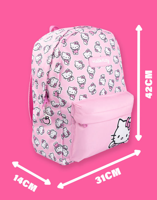 Hello Kitty Character Girls Pink Backpack