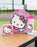 Hello Kitty Character Girls Pink Lunch Bag Bottle and 3 Snack Pot