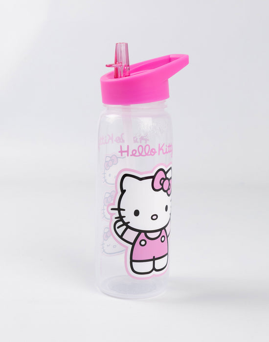 Hello Kitty Character Girls Pink Lunch Bag Bottle and 3 Snack Pot