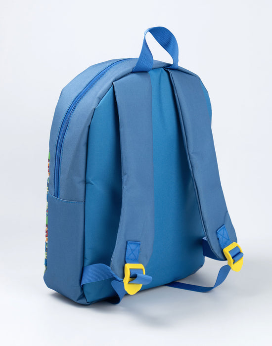 Sonic the Hedgehog Character Boys Blue Backpack