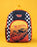 Hot Wheels Checkerboard Boys Red Backpack