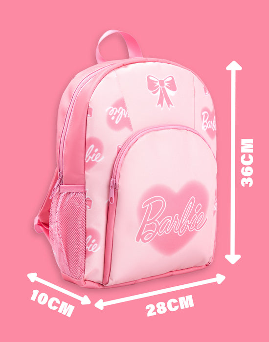 Barbie Heart Girls Pink Backpack