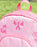 Barbie Heart Girls Pink Backpack