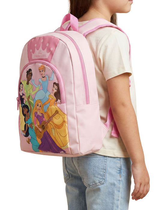 Disney Princess Crown Girls Pink Backpack