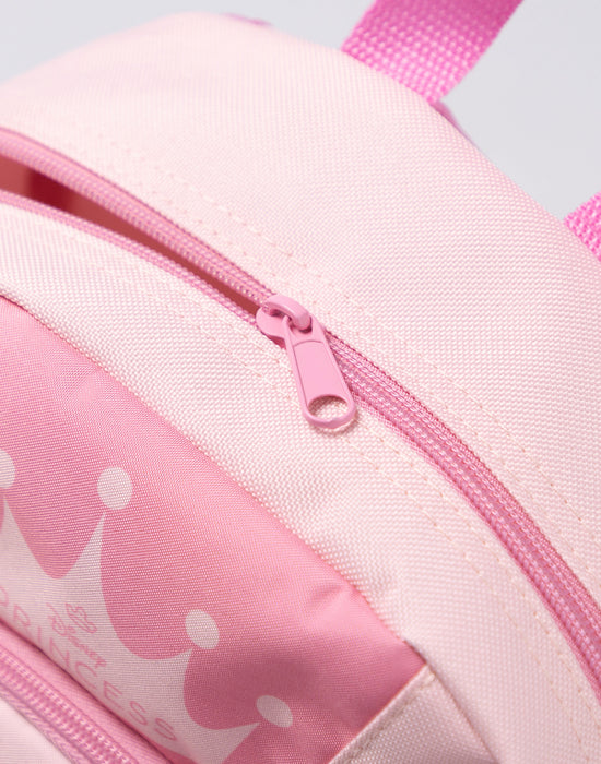 Disney Princess Crown Girls Pink Backpack