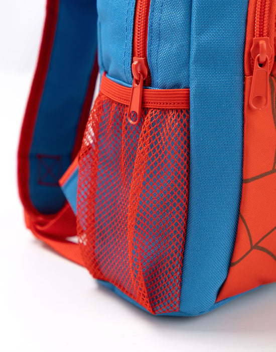 Marvel Spiderman Face Boys Red Backpack