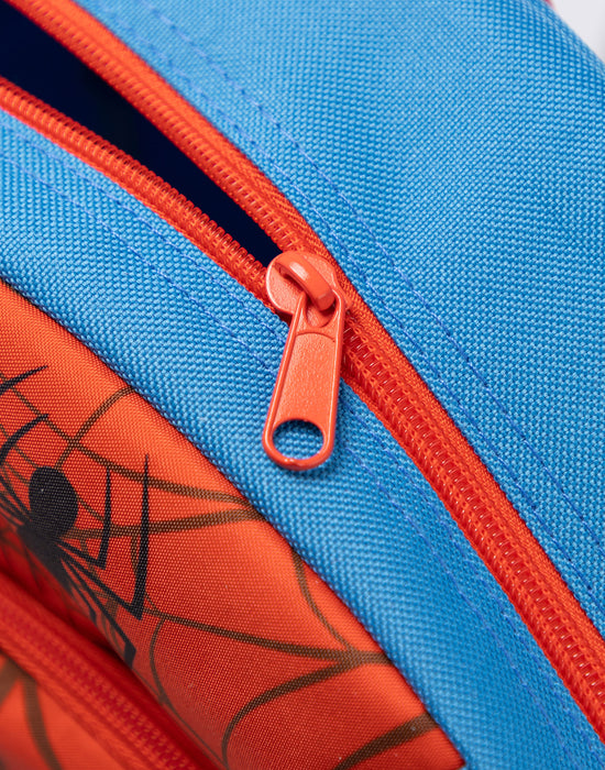 Marvel Spiderman Face Boys Red Backpack