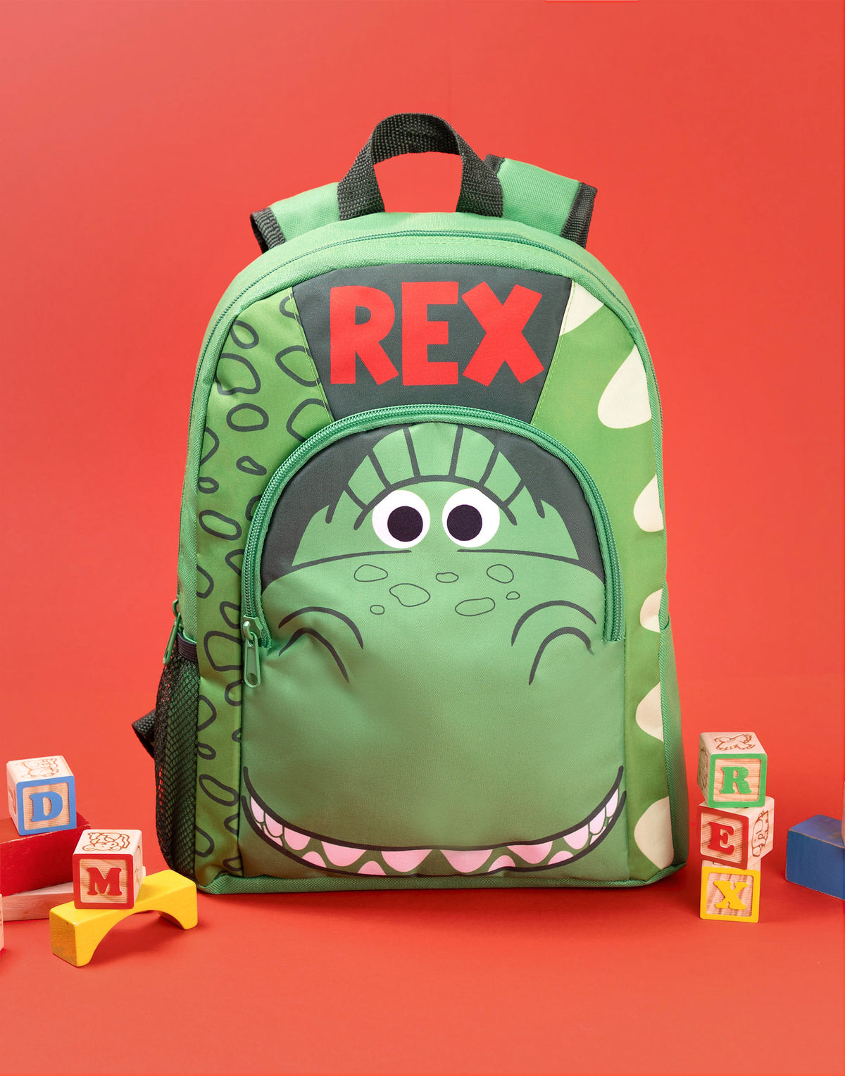 Disney Pixar Toy Story Rex Boys Green Backpack
