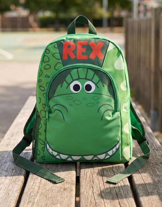 Disney Toy Story Rex Boys Green Backpack