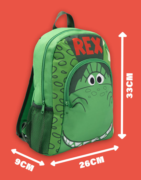 Disney Toy Story Rex Boys Green Backpack