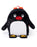 Pingu Furry Character Unisex Kids Black Backpack