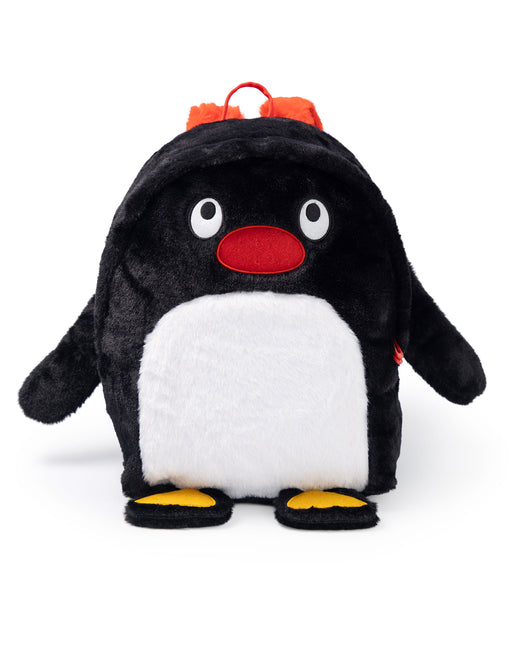 Pingu Furry Character Unisex Kids Black Backpack