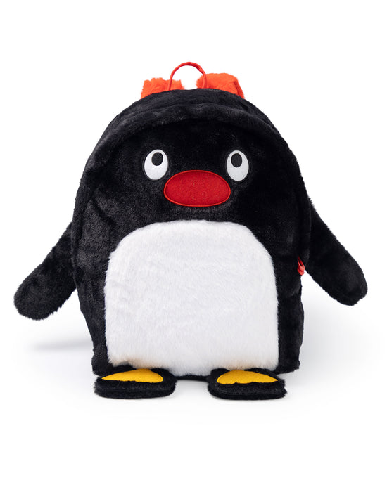Pingu Furry Character Unisex Kids Black Backpack