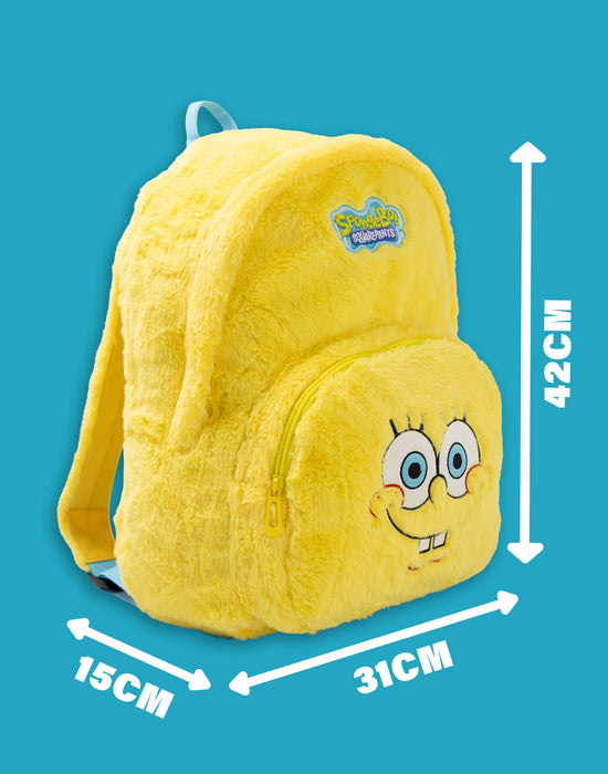 SpongeBob SquarePants Furry Face Unisex Kids Yellow Backpack