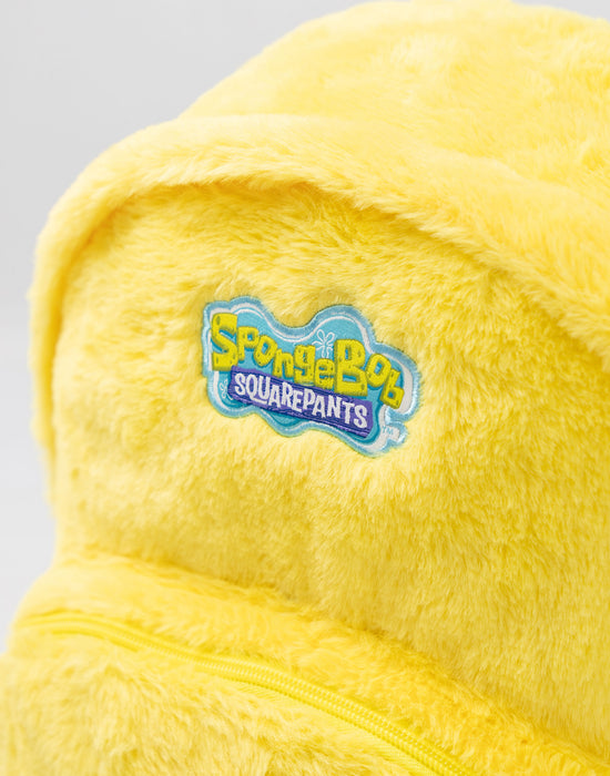 SpongeBob SquarePants Furry Face Unisex Kids Yellow Backpack