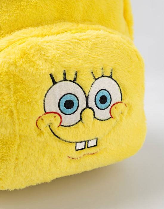 SpongeBob SquarePants Furry Face Unisex Kids Yellow Backpack